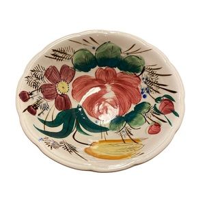 Hand Painted Floral Pattern Ceramic Bowl
